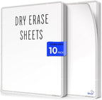 SCRIBBLEDO Small White Board Dry Erase Sheets 9”x12” by Scribbledo