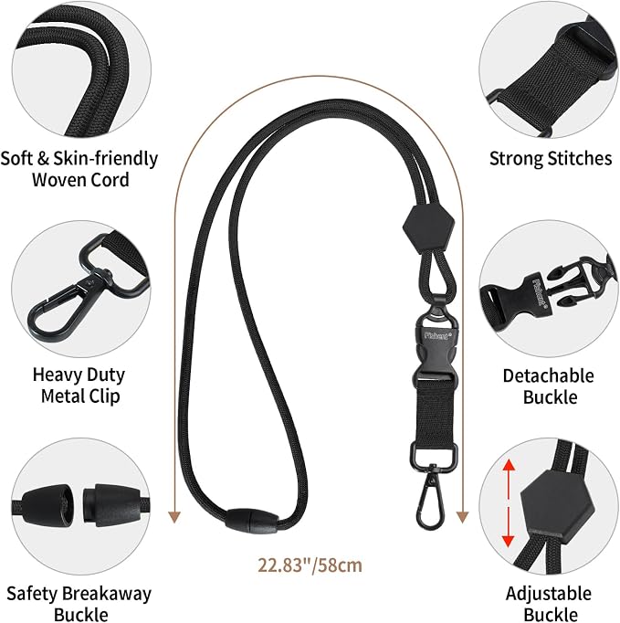 Fishent 2 Pack Breakaway Neck Lanyards - Image 4