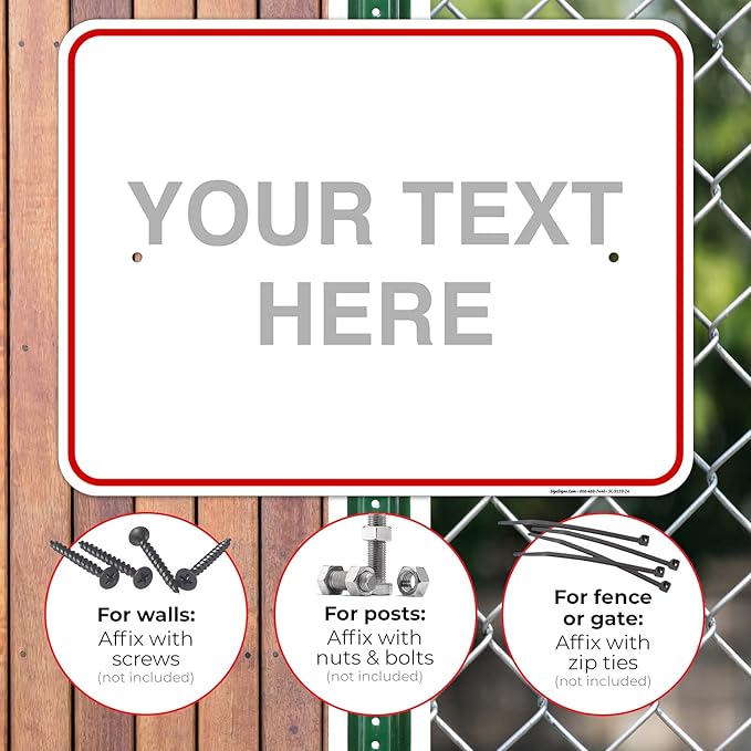 Custom Sign, Personalized Metal Signs, Customize - Image 4