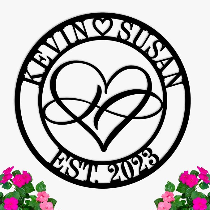 Custom Infinity Metal Sign, Personalized Infinity Name Sign, Personalized - Image 5
