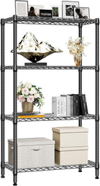 M MZG 1000 lbs 4 Tier Shelf Metal Storage Shelves Shelving Wire Rack Heavy Duty - Image 8