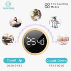 Amber Quick Que Kitchen Timers, Visual timers Large LED Display Magnetic - Image 5