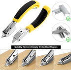 QWORK 4 Pcs Staple Remover Tool and Nail Puller Set, End Cutting Plier - Image 2