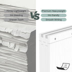 POPRUN Loose Leaf Paper, 8.5" x11" College Ruled, 100GSM / AA Grade Bulk Lined - Image 2