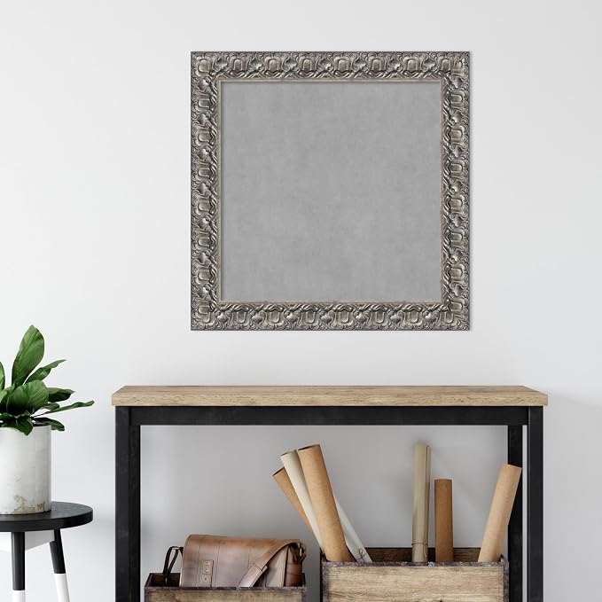 Amanti Art Silver Framed Magnetic Board 30x30 Medium Vision Board - Image 5