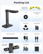 CZUR ET MAX Book Scanner, 38MP High-Resolution Overhead Document Scanner - Image 8