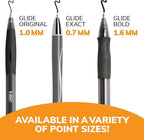 BIC Glide Bold Black Ballpoint Pens, Bold Point, 12-Count Pack, Retractable - Image 10