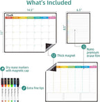 Magnetic Dry Erase Monthly Calendar Set - Image 2