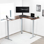 VIVO Electric Corner 63 x 55 inch L-Shaped Standing Desk, Memory Height - Image 8