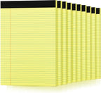Aidunmis 10 Pack Yellow Legal Pads 8.5 x 11 College Ruled Note Pads Lined by Aidunmis