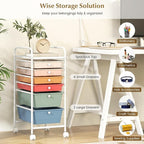 RELAX4LIFE 6-Drawer Rolling Storage Cart - Image 4