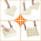 Criusia 6 Pcs Drawer Organizer Clothes - Image 7