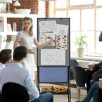 MAKELLO Rolling Whiteboard on Wheels 36x24 in, Double-Side Standing White Board - Image 6