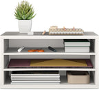 Ballucci Paper Organizer, 3-Tier Stackable Wood Desk Organizer, Document File - Image 9