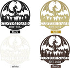 Dyoart Personalized Dragons Metal Signs - Image 9