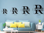 ENFODREAM Custom Metal Name Sign | Personalized Split Letter Monogram | Rustic - Image 6