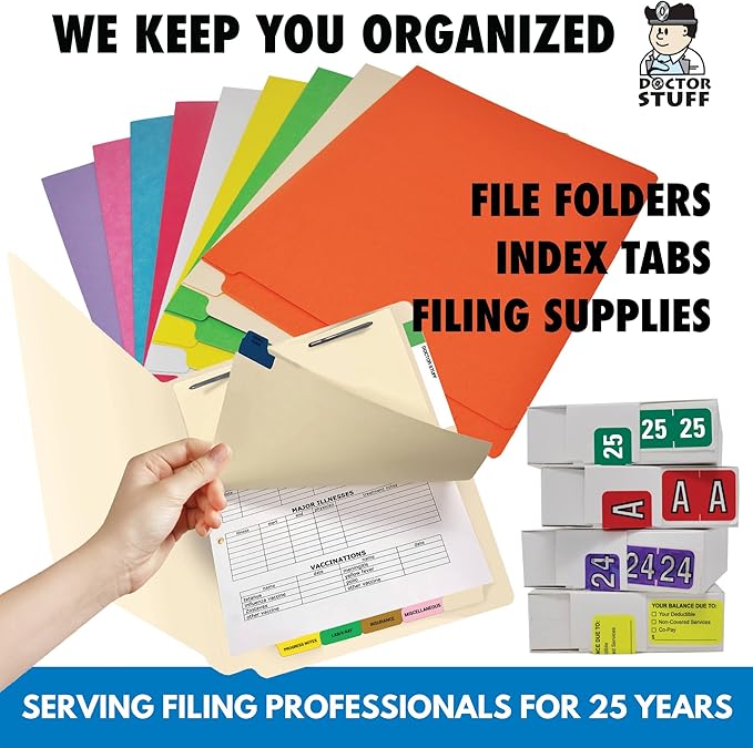 Doctor Stuff - File Folder Labels, Terminal Digit Filing, Consecutive Double - Image 6