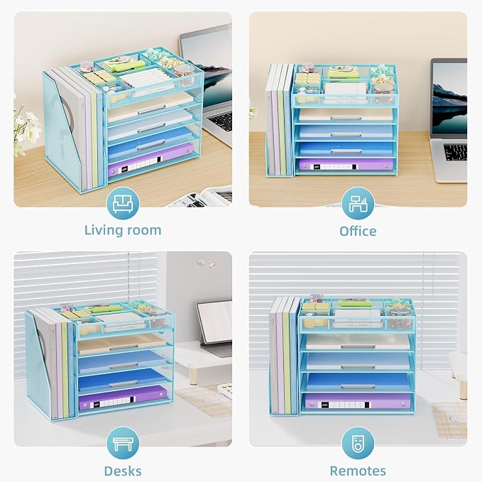 Marbrasse 5-Tier Desk Organizer - Image 7