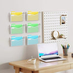 Samstar 6 Pack Mesh Wall Mounted File Holder Metal Wall File Pocket Mail - Image 2