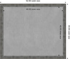 Amanti Art Silver Framed Magnetic Board 44x52 Oversize Vision Board - Image 4