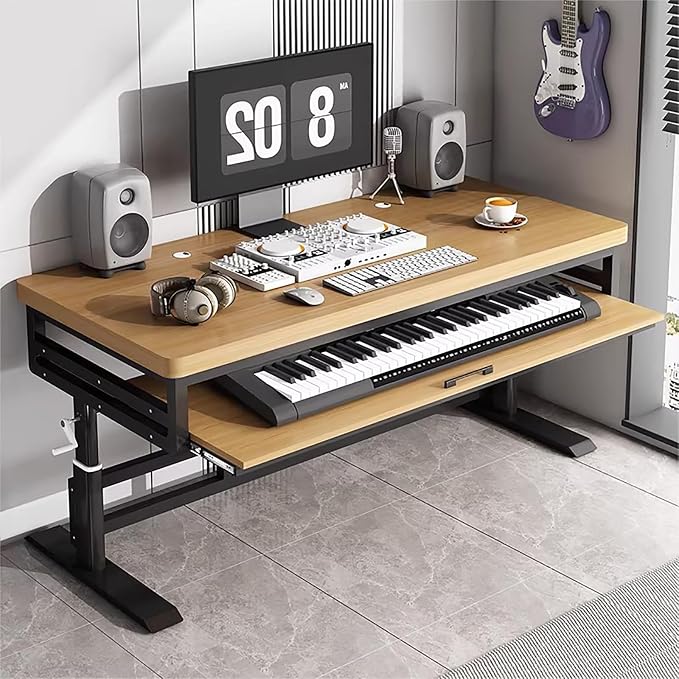 GRIPITHPY Modern Music Studio Desk Workstation by Unknown