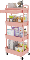 Calmootey 4-Tier Rolling Utility Cart by Calmootey