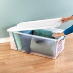 Sterilite 12-Pack Latching Box, Under Bed Storage Bins - Image 6