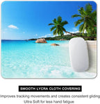 Auhoahsil Mouse Pad, 12 x 10 in Summer Beach Theme Computer Mouse Pad - Image 4