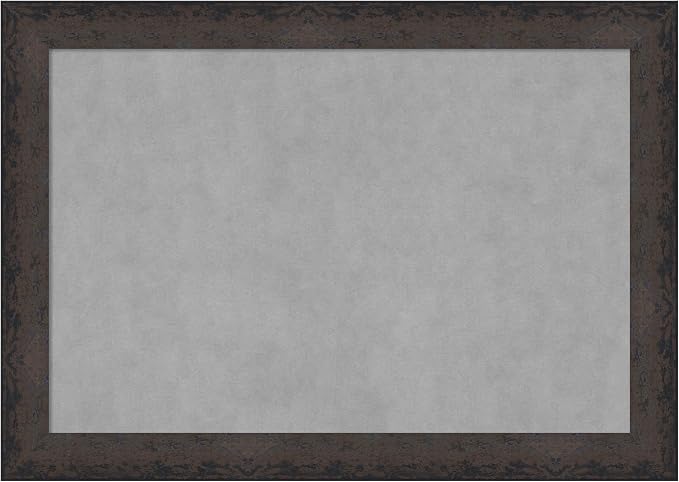 Amanti Art Black Framed Magnetic Board 29x41 Large Vision Board by AmantiArt
