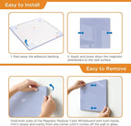 Comix Magnetic Dry Erase Board, 6 Pack, 11.8 x 11.8 Inches, Modular Whiteboard - Image 4