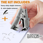 Aterflym Professional Staple Remover & Puller – Staple Remover Without Tearing - Image 4