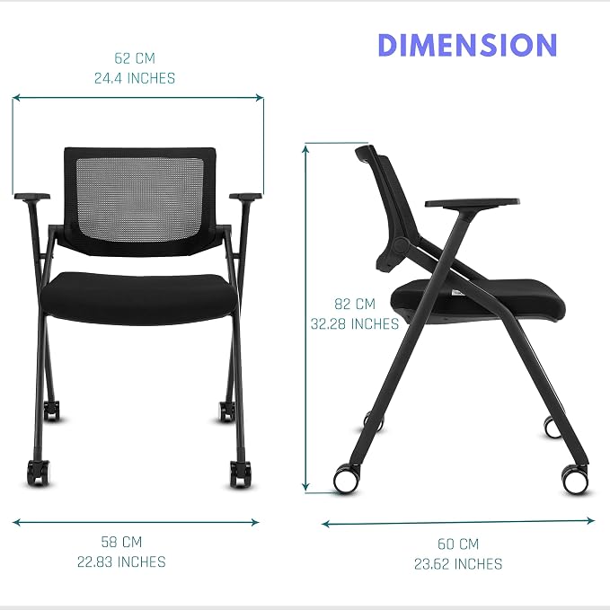 12 Pack Stackable Conference Room Chairs - Image 2