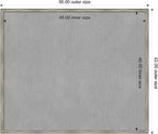 Amanti Art Silver Framed Magnetic Board 42x50 Oversize Vision Board - Image 4