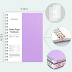 EMSHOI A5 Spiral Notebook Bullet Dotted journal, Small 5.7" X 8.22", 300 - Image 3