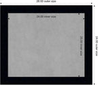 Amanti Art Black Framed Magnetic Board 24x28 Medium Vision Board - Image 3