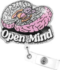 Aoryalps Open Mind Retractable Badge Reel Holder Retractable by Unknown
