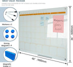 Magnetic Glass Planner Writeboard 36"X48" Monthly/Weekly 3 in 1 Calendar - Image 4