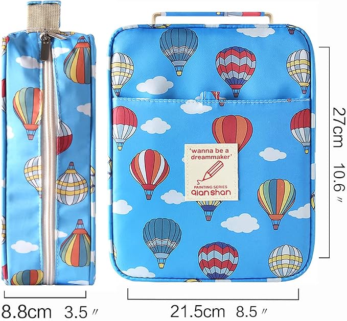 qianshan Pencil Case Holder Slot - Holds 202 Colored Pencils or 136 Gel Pens - Image 4