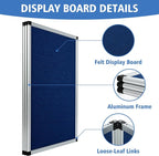 Nisorpa Trade Show Presentation Board, Aluminum Trifold Poster Board 70.8 x - Image 7