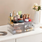 ZHIAI stackable storage drawer, transparent cosmetics storage box, cosmetics - Image 5