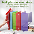 SUNEE 3 Ring Binder 2 Inch 1 Pack, Tender Green - Image 5