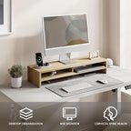 Fenge Monitor Stand, 31.5 Inch Computer Monitor Riser - Image 2