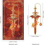 4pcs Fantasy Sword Bookmarks for Books, Planners - Image 5