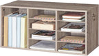 HOOBRO Countertop Mail Sorter Organizer, Wooden Literature Organizer, Student - Image 4