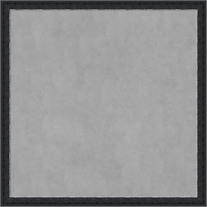 Amanti Art Black Framed Magnetic Board 26x26 Medium Vision Board by AmantiArt
