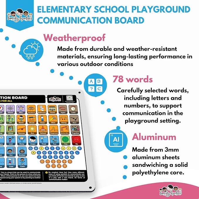 Weather-Proof Aluminum School Playground Communication Board - Image 6