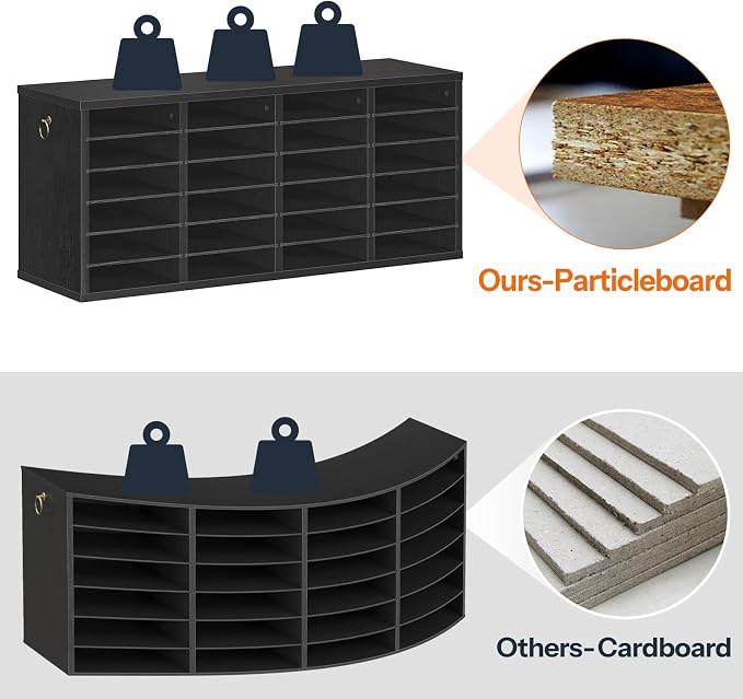 HOOBRO Literature Organizers, 24 Compartments Office Mailbox - Image 5