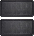 Envelor Rubber Boot Tray for Entryway Indoor Shoe Trays for Mudroom Wet Shoe by Envelor