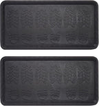 Envelor Rubber Boot Tray for Entryway Indoor Shoe Trays for Mudroom Wet Shoe by Envelor