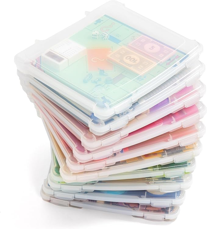 IRIS USA Board Game Storage Craft Organizer Box by IRISUSA